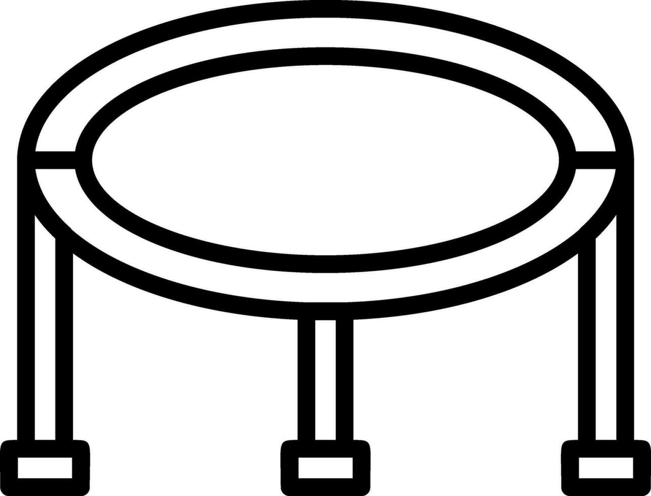 Trampoline Vector Icon Design