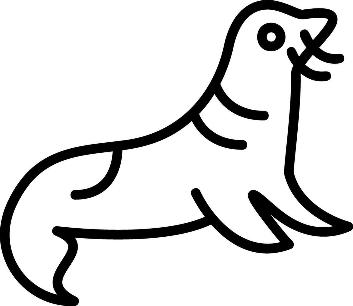Seal Vector Icon Design