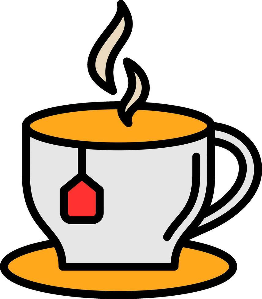 Tea cup Vector Icon Design