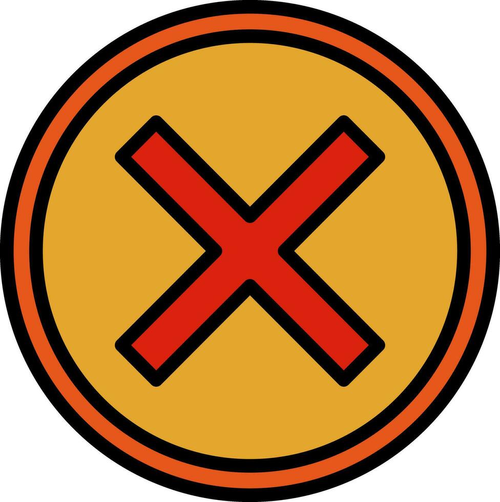 Cross Vector Icon Design