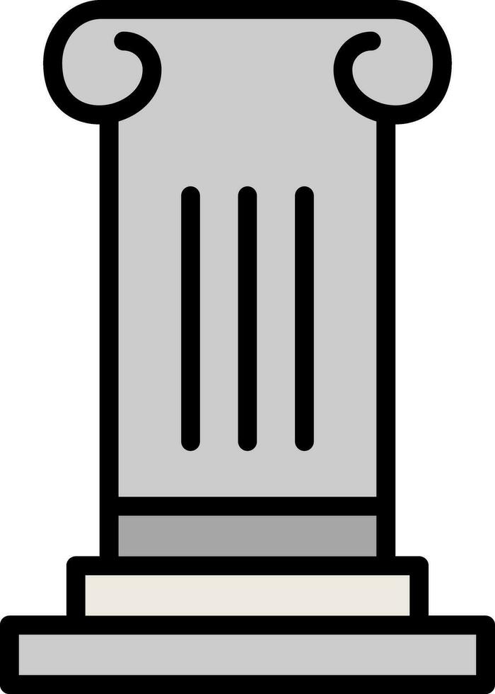 diseño de icono de vector de columna