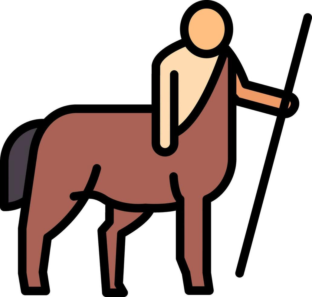 Centaur Vector Icon Design