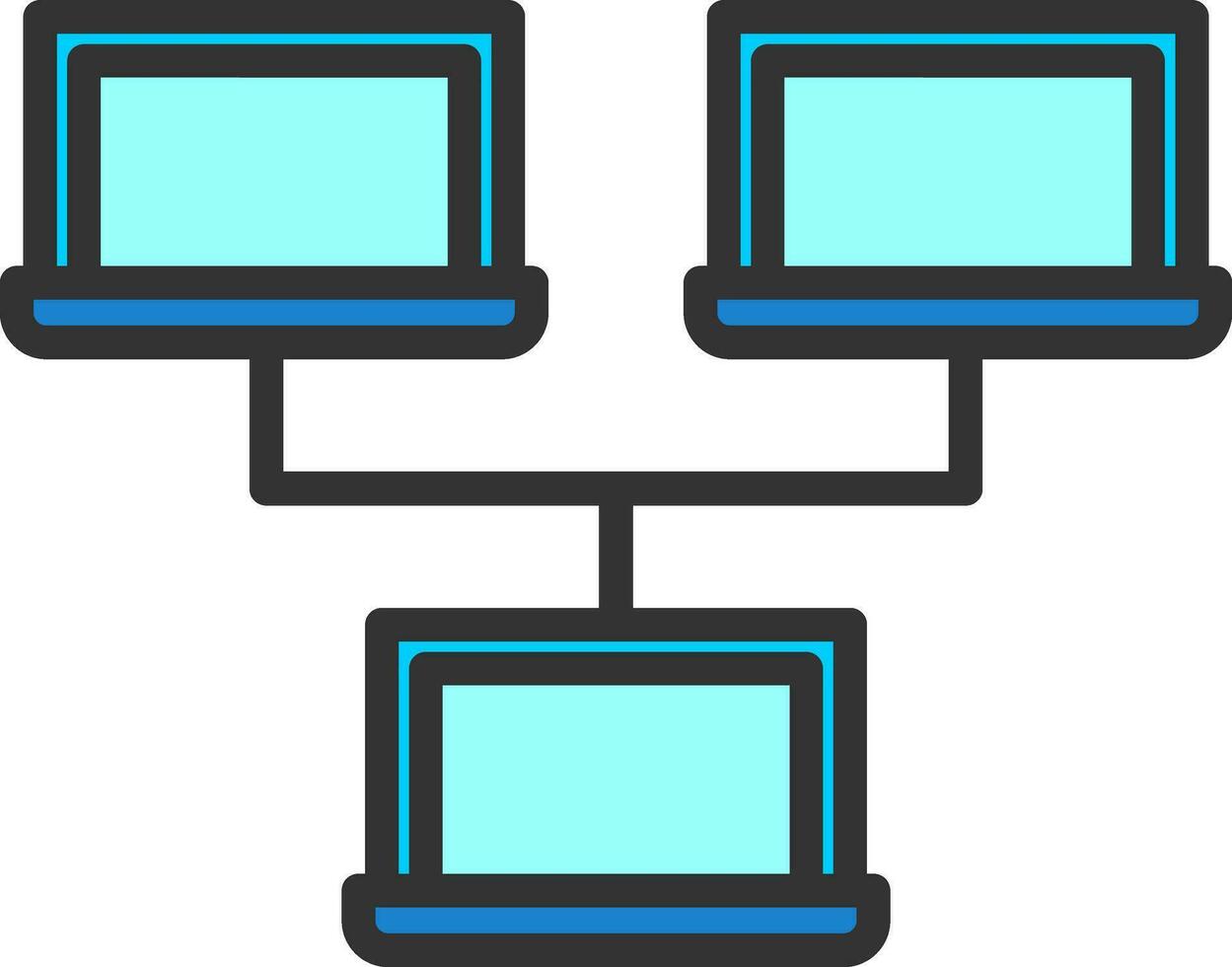 Local network Vector Icon Design