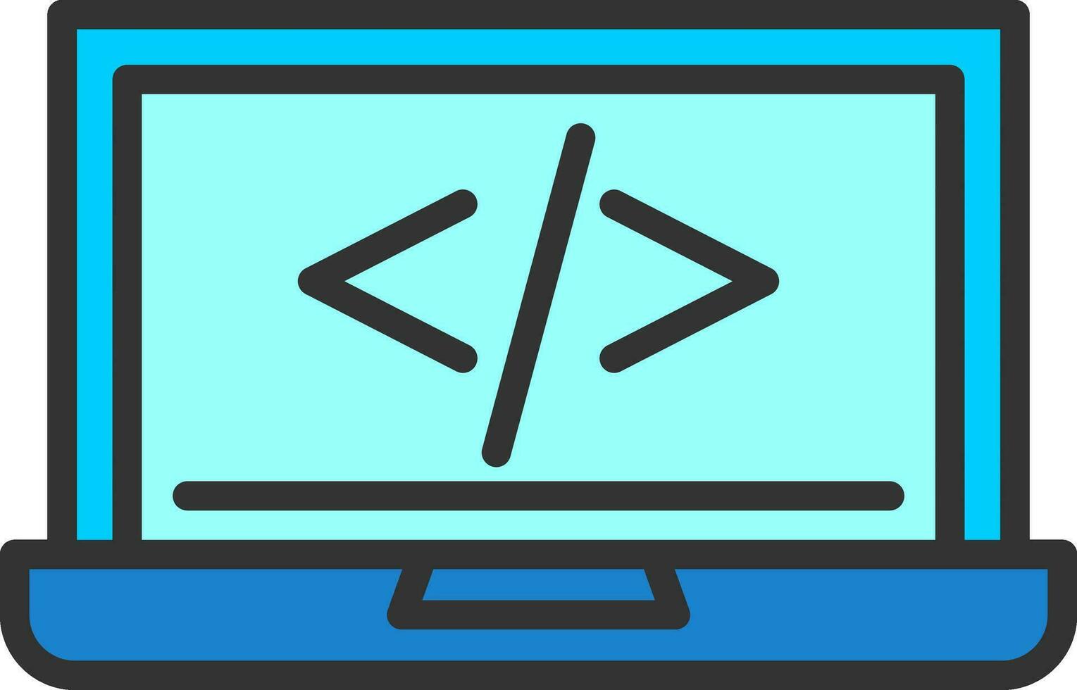 código programación vector icono diseño