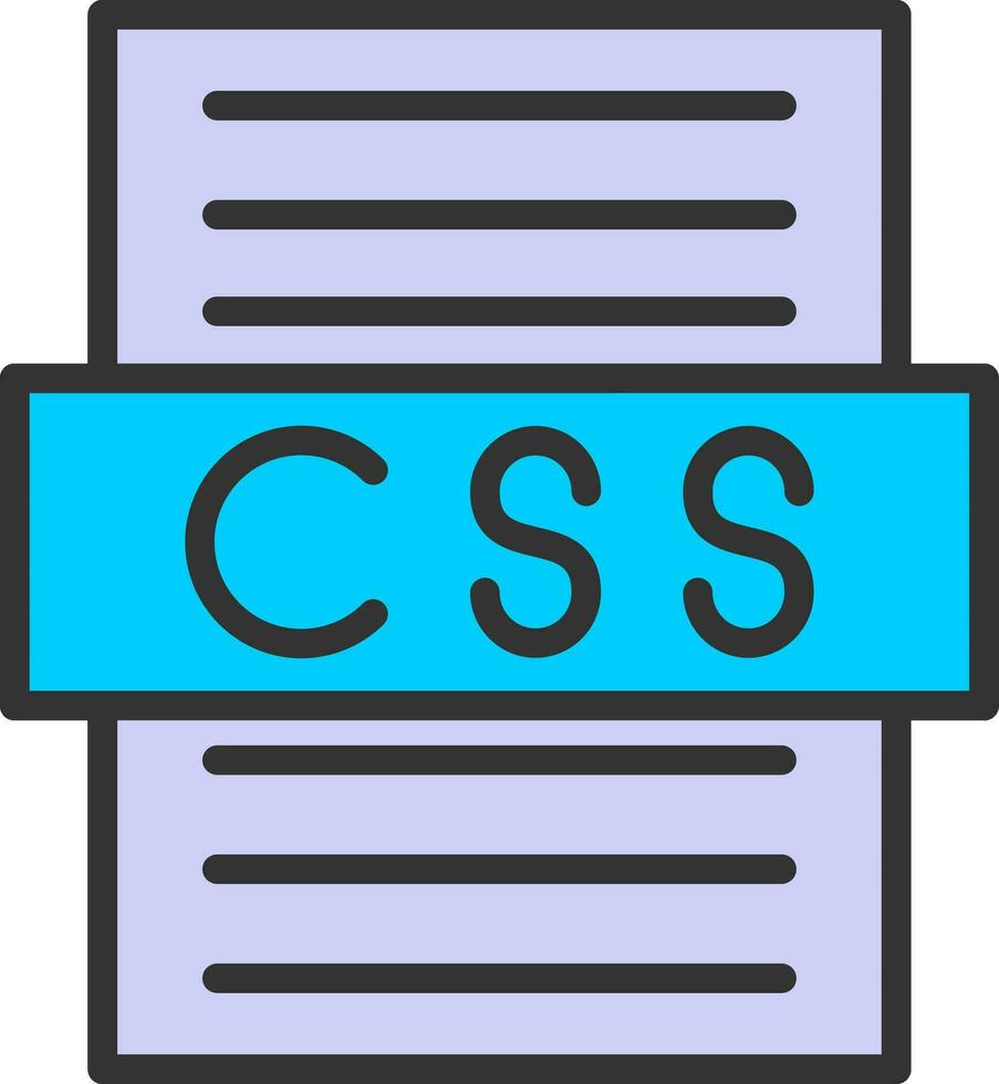 Css file Vector Icon Design