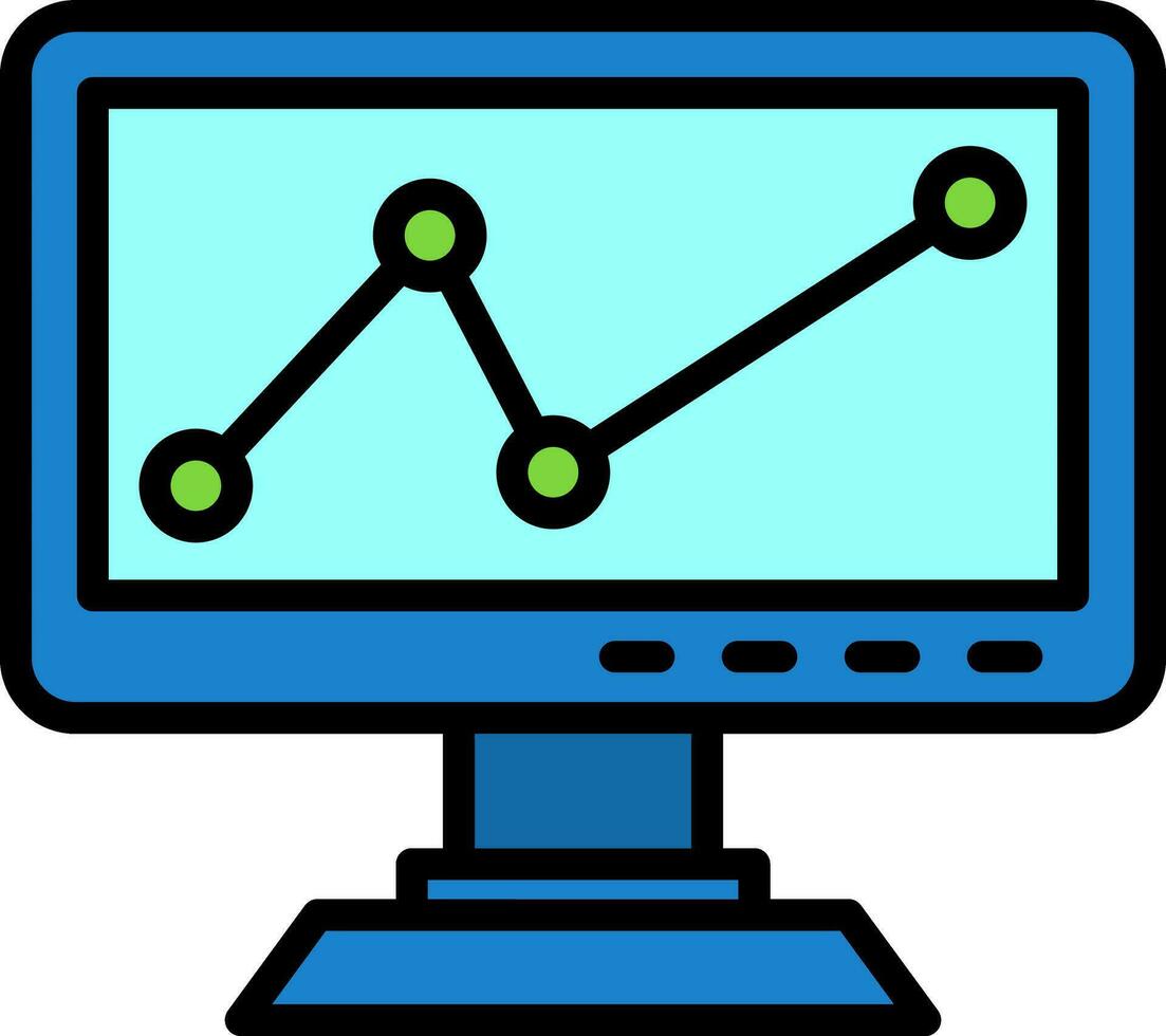 Analytics Vector Icon Design