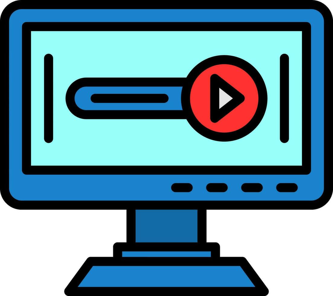 Live stream Vector Icon Design