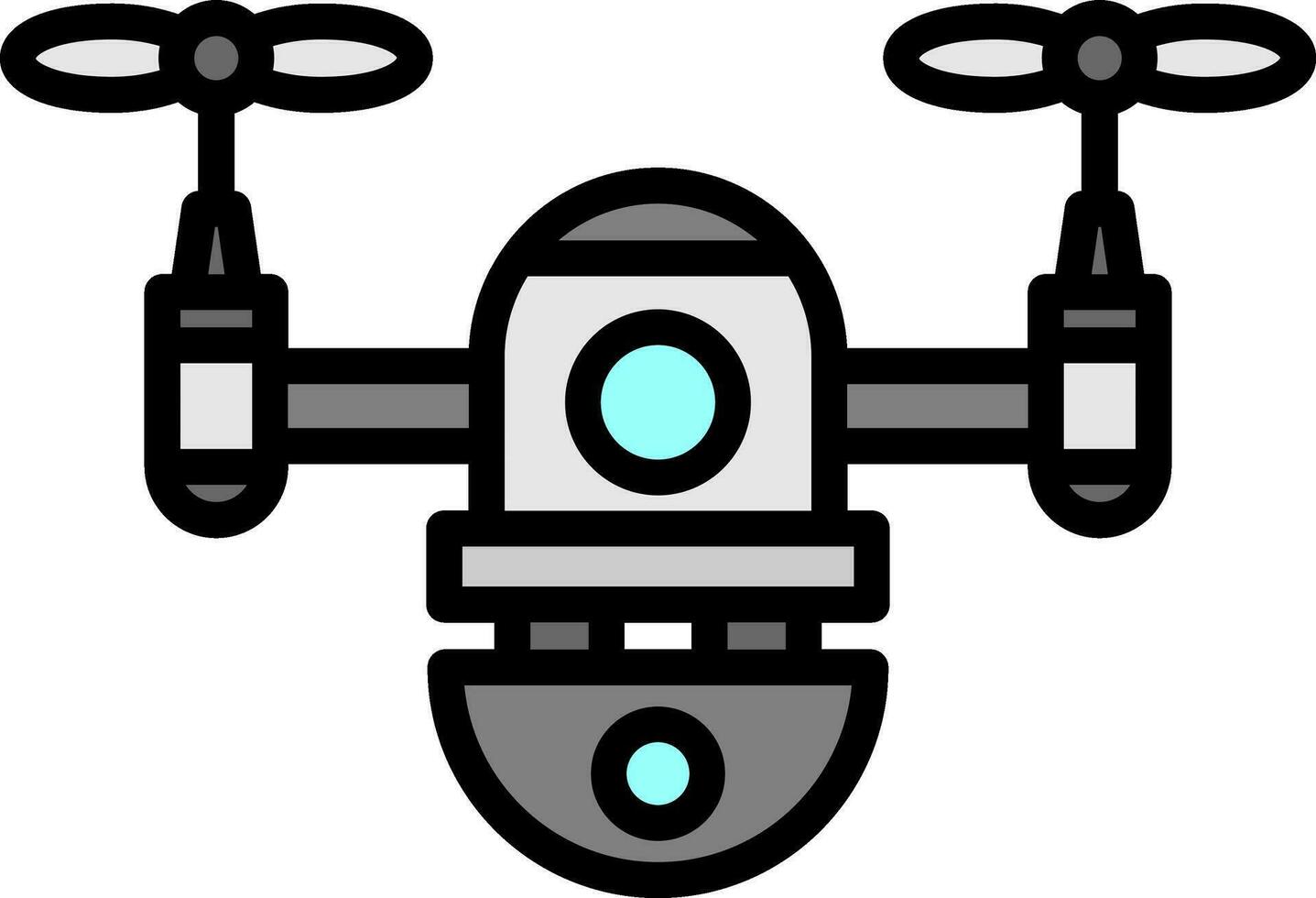 Drone Vector Icon Design