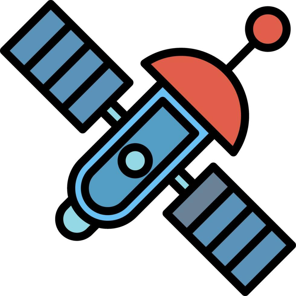 diseño de icono de vector de satélite