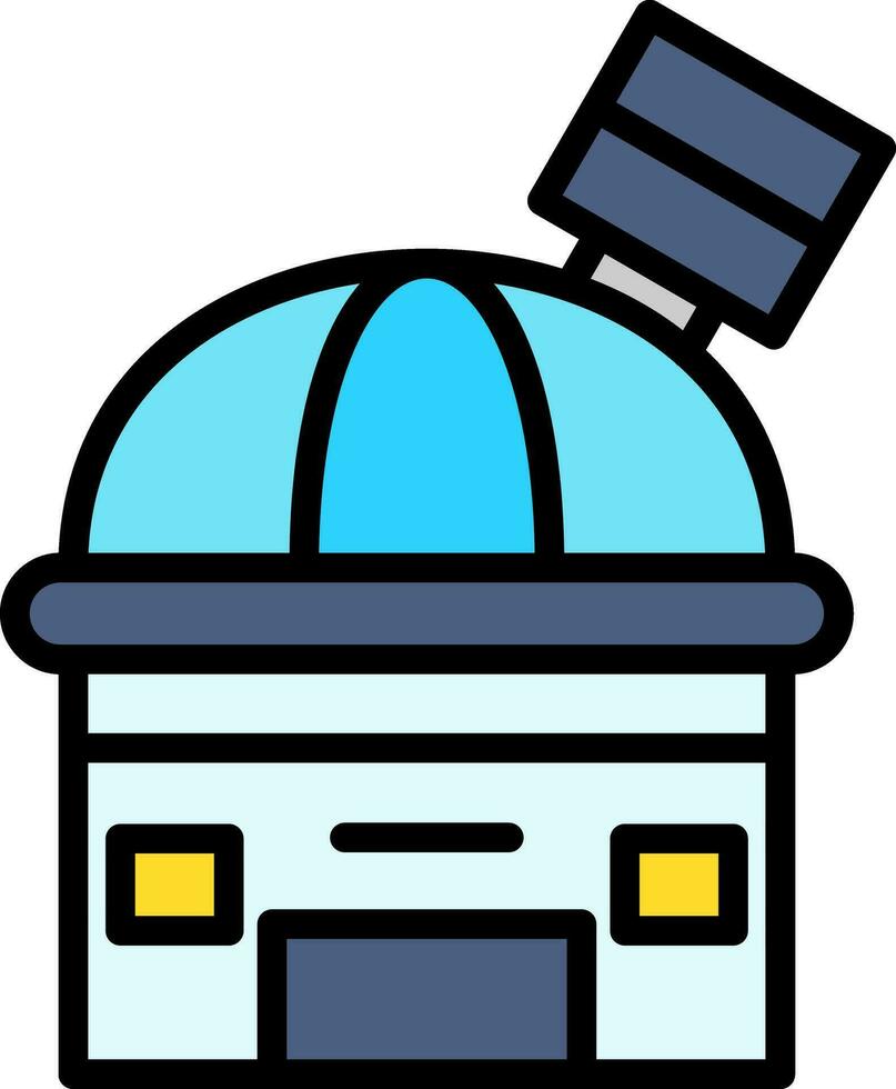 diseño de icono de vector de observatorio