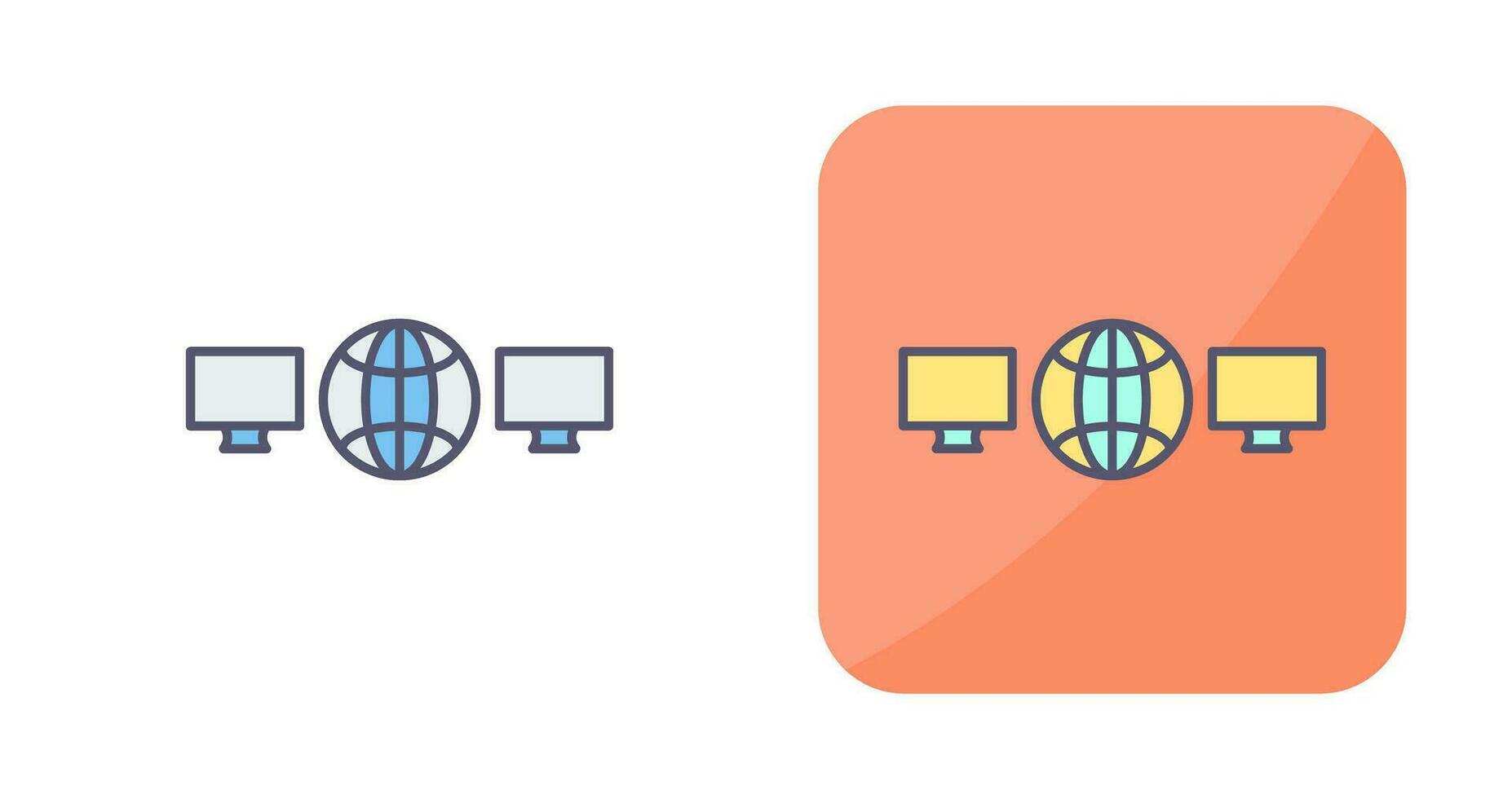 Unique Networks Vector Icon