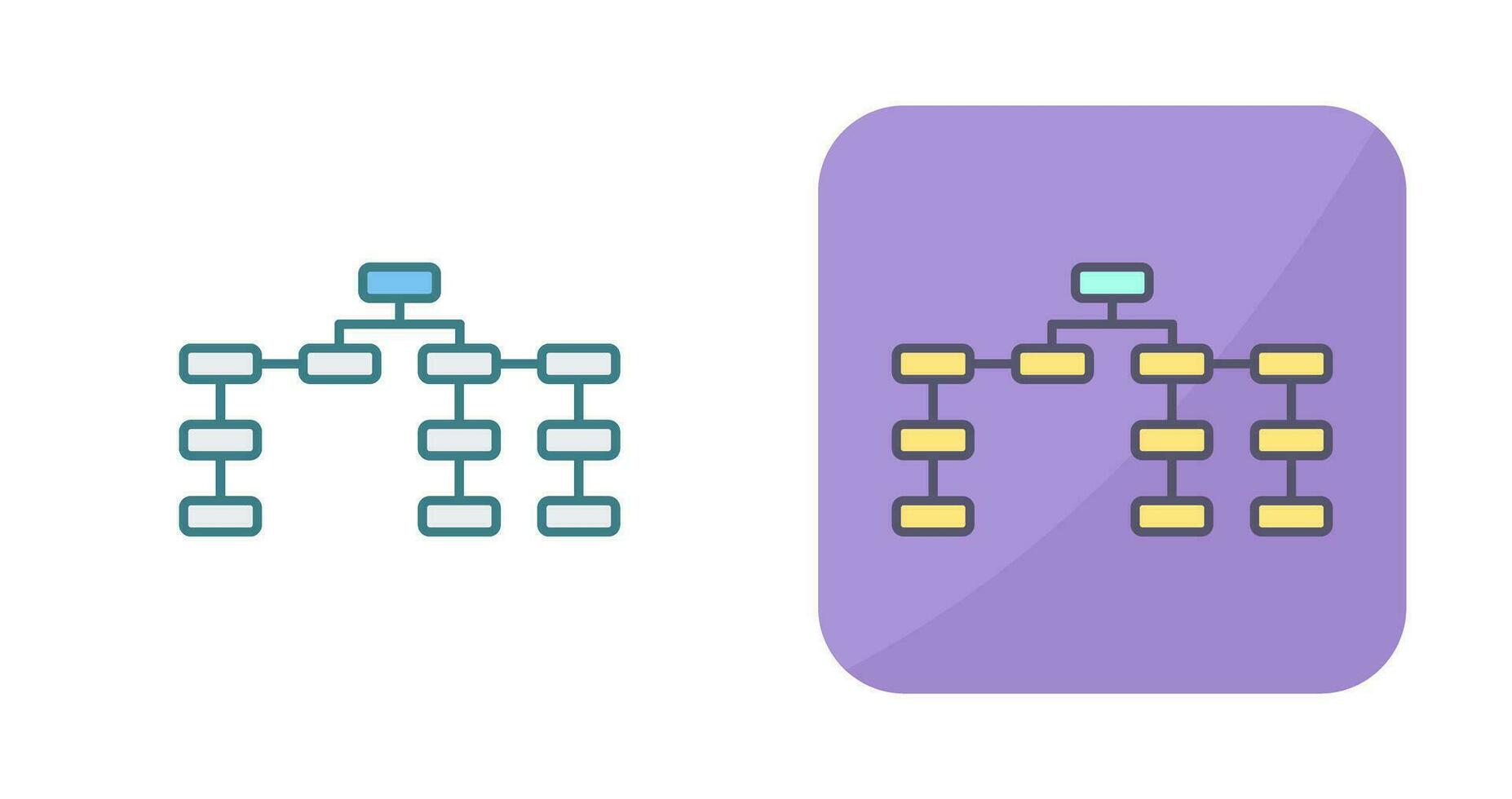 Unique Seo Structure Vector Icon