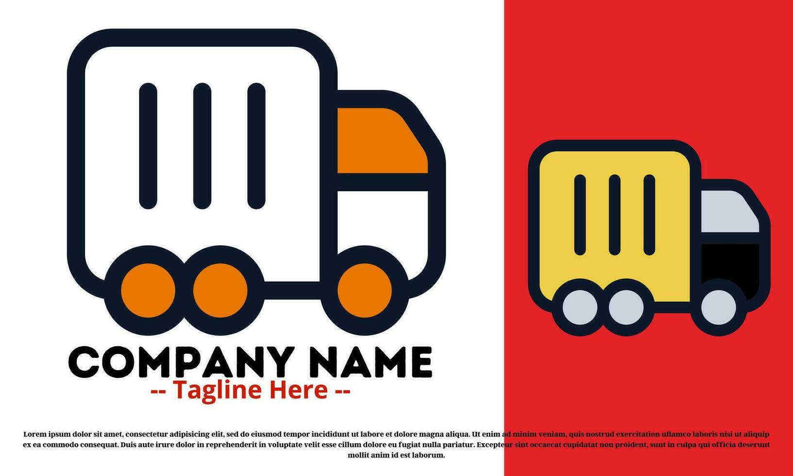 Free delivery logo design vector