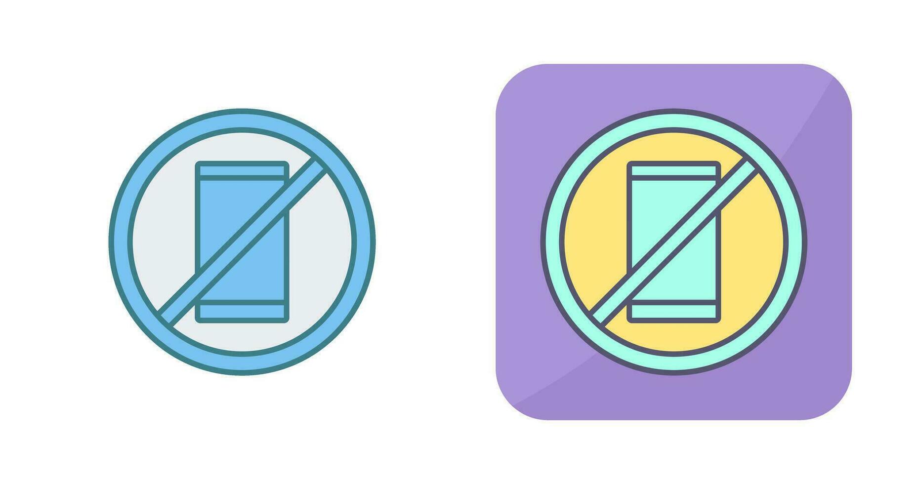 No Cell Phones Vector Icon