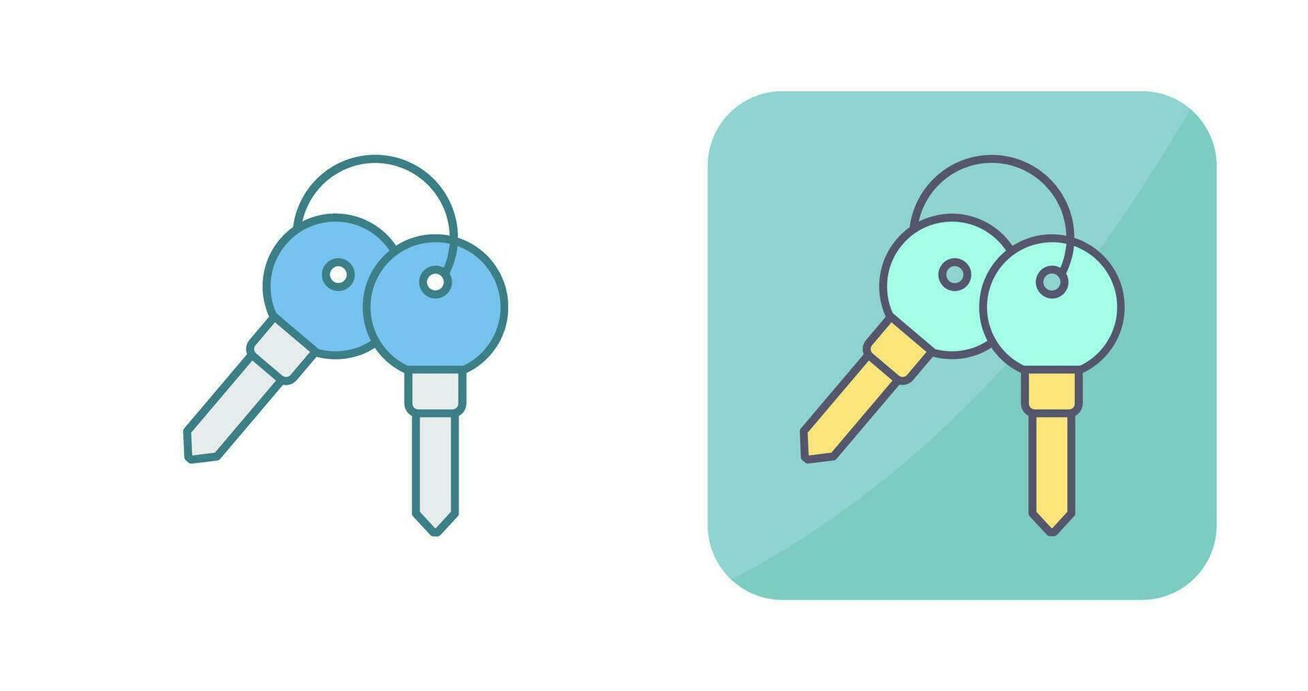 icono de vector de llaves