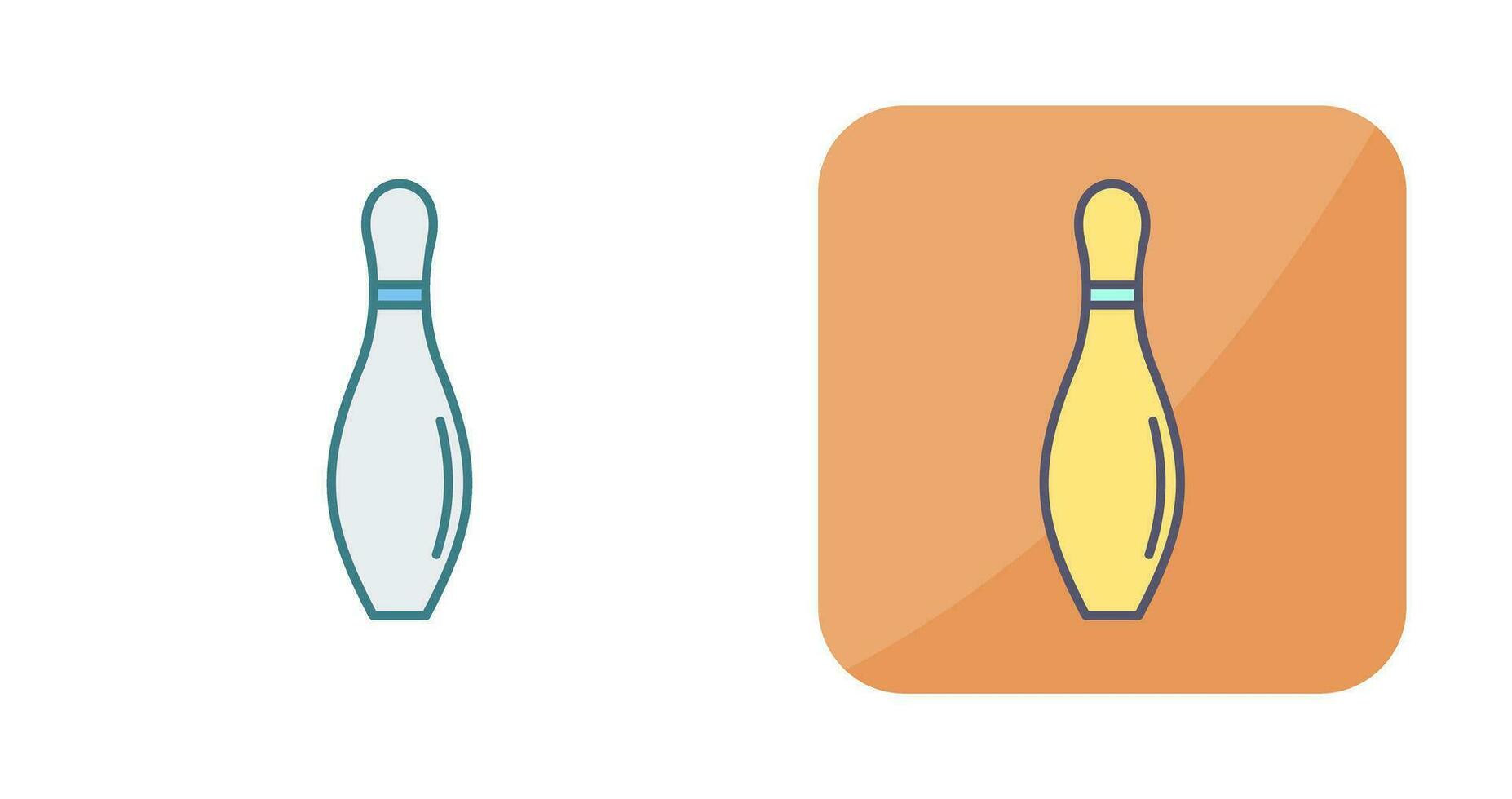 Bowling Pin Vector Icon