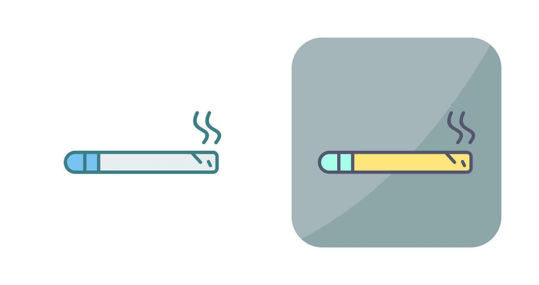 icono de vector de cigarro