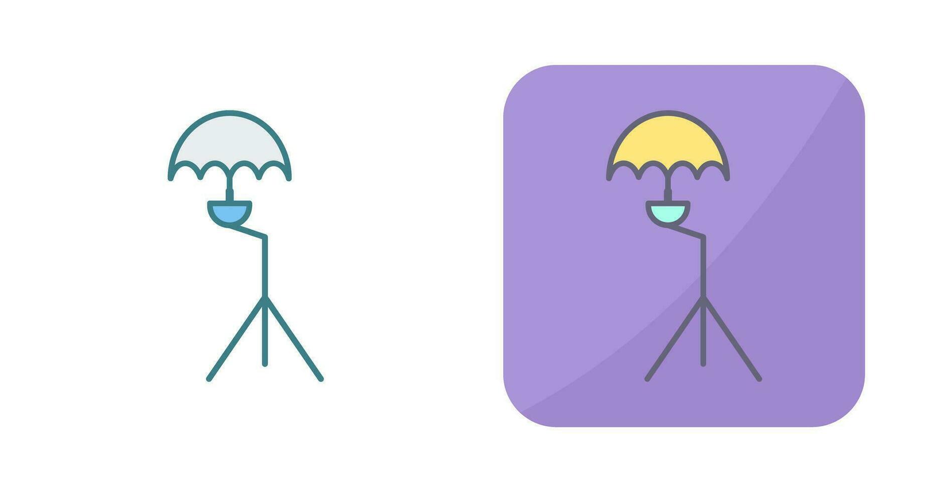 Unique Umbrella Stand Vector Icon