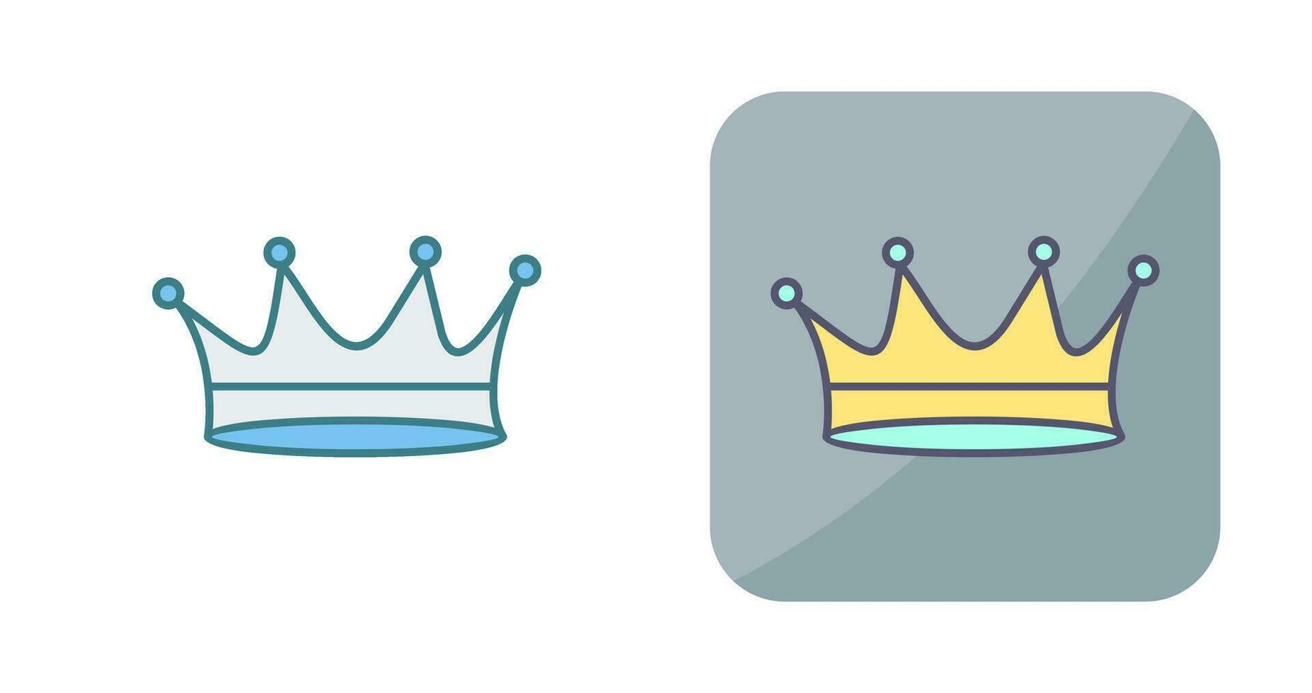 King Crown Vector Icon