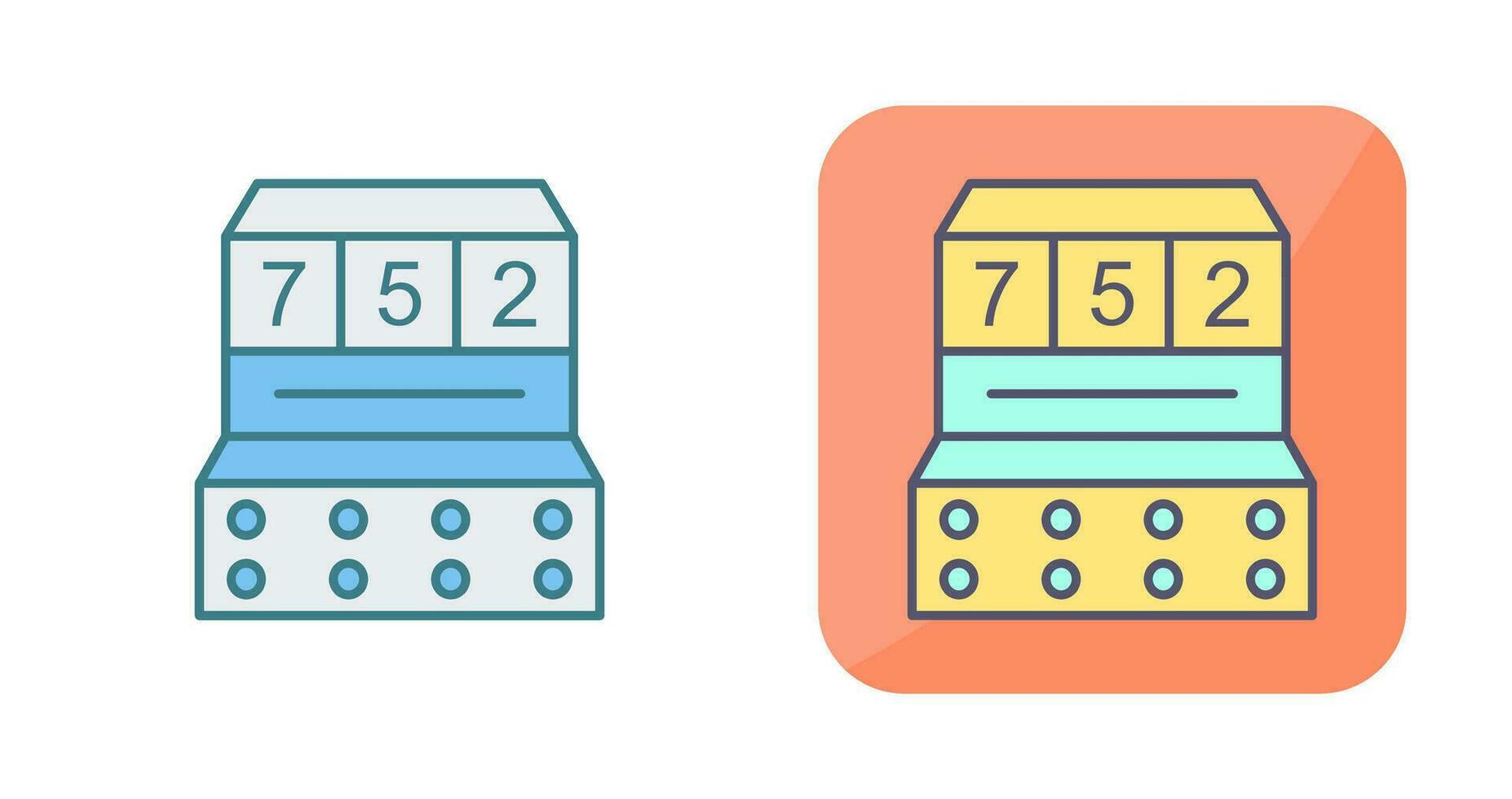Slot Machine Vector Icon