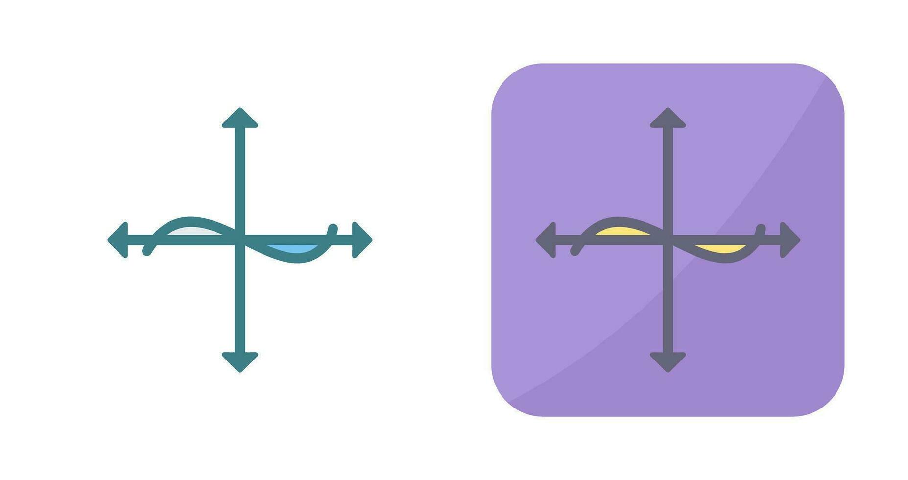 Unique Graph Vector Icon