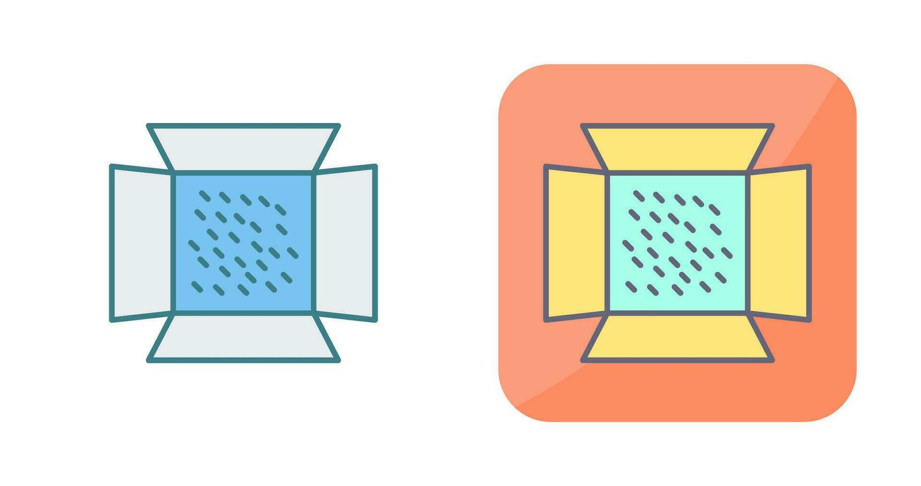 icono de vector de luces únicas