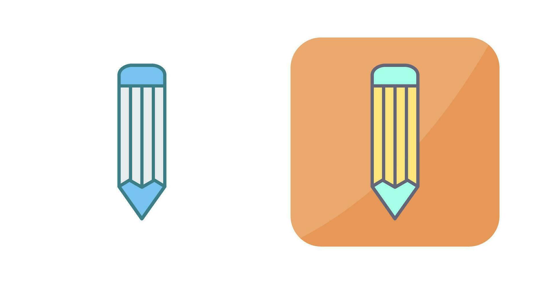 Unique Pencil Vector Icon