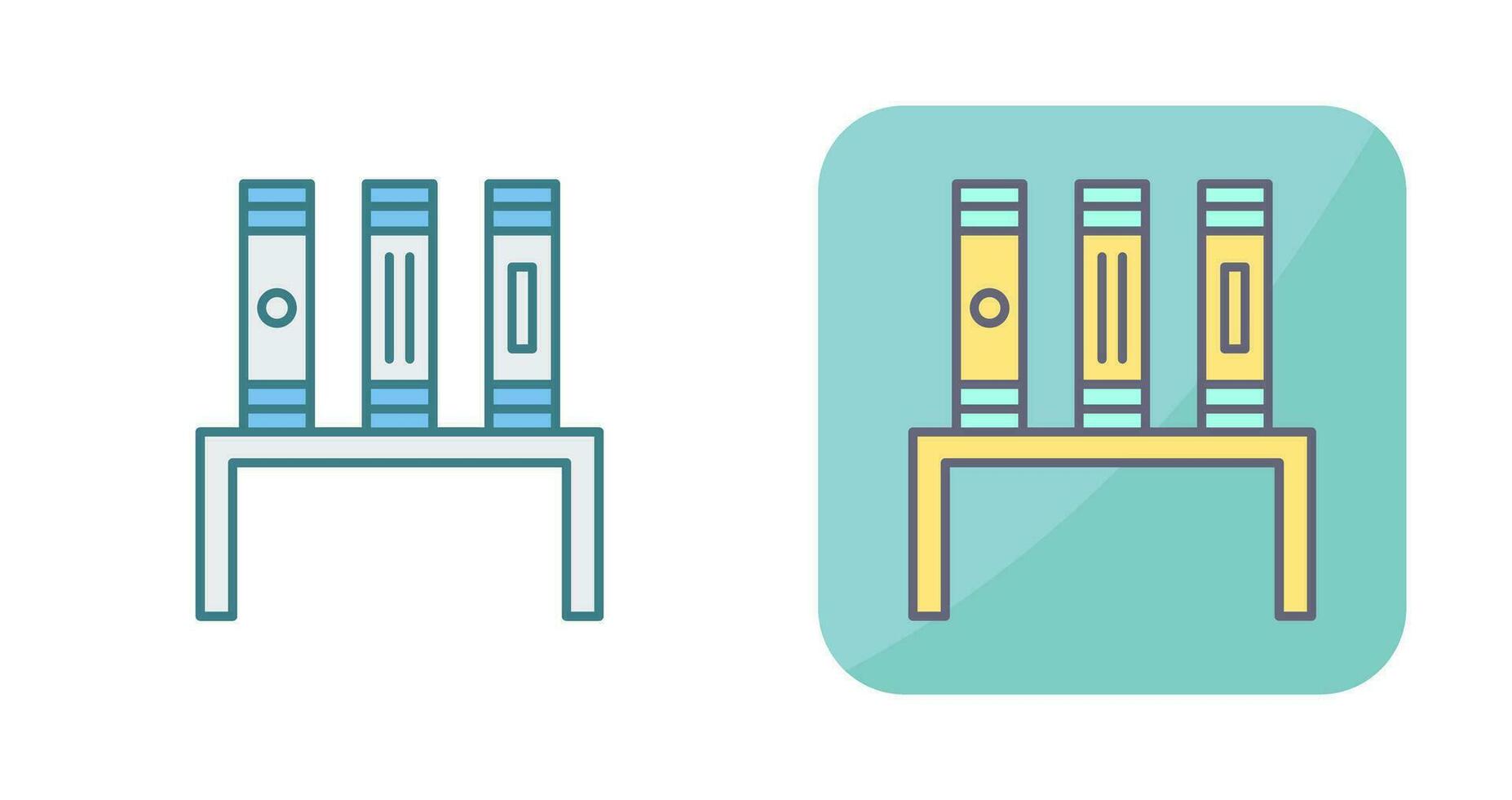 Unique Bookstand Vector Icon