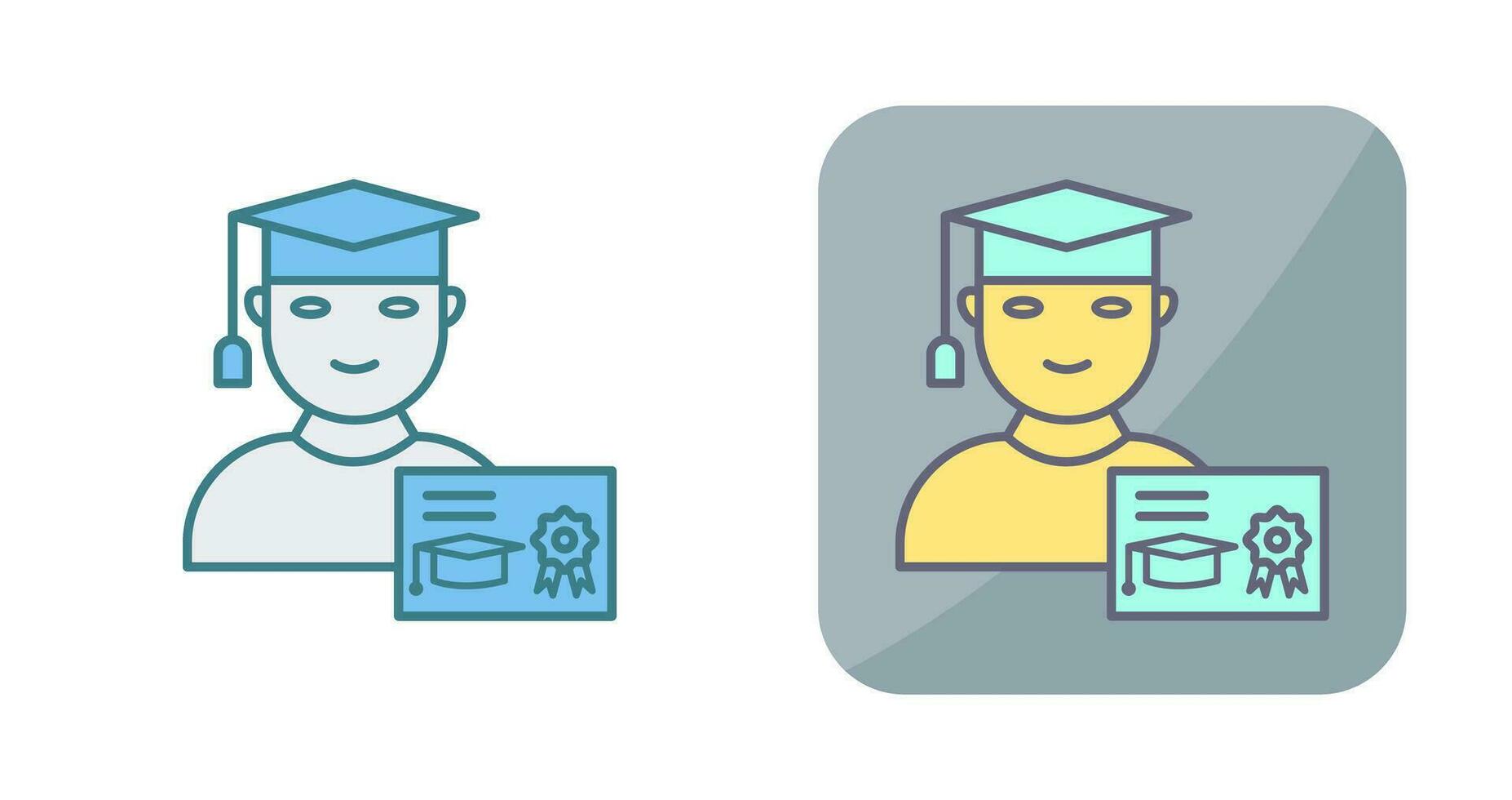 Unique Receiving Degree Vector Icon