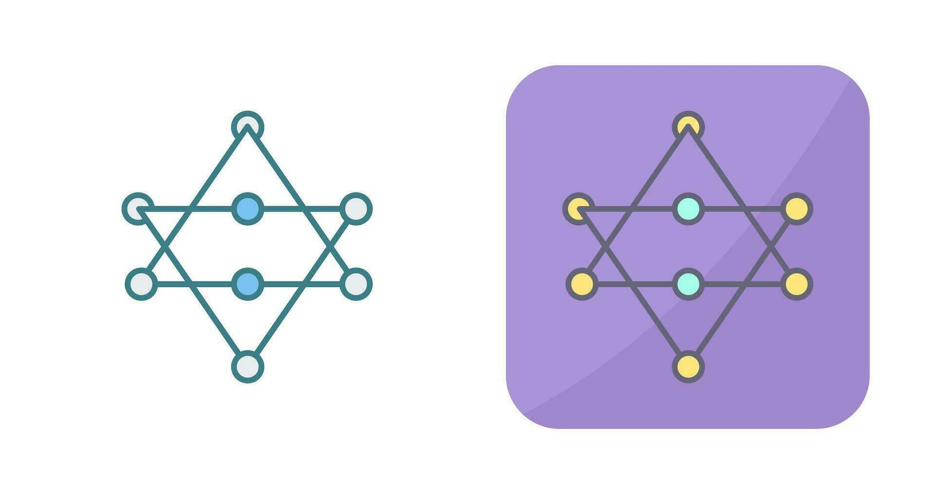 Unique Networks Vector Icon