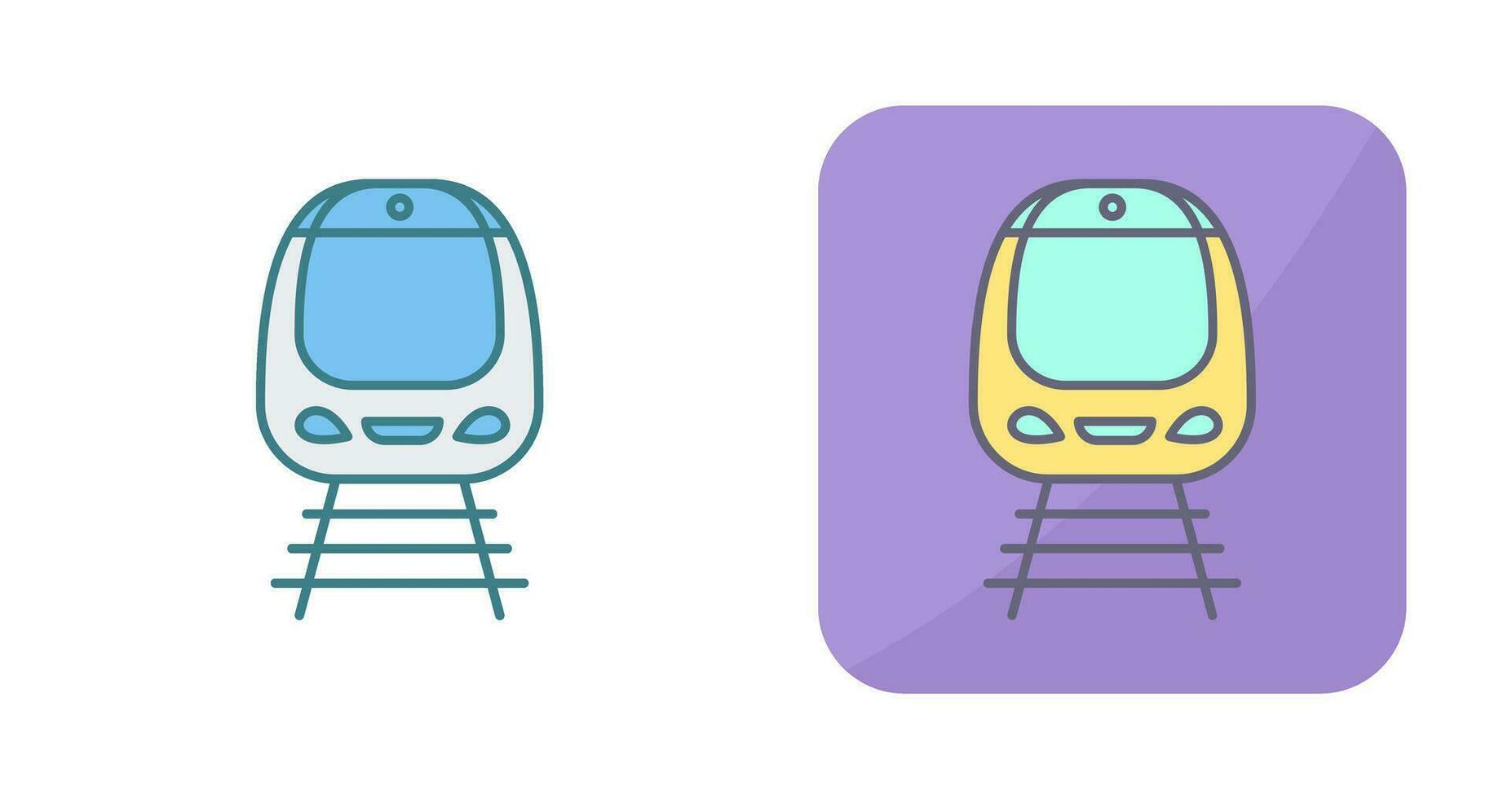 icono de vector de tren