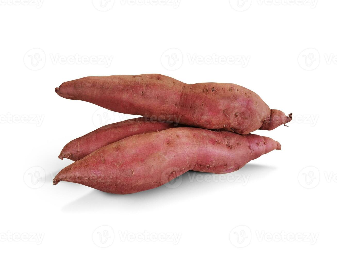 sweet potato isolated on white background photo