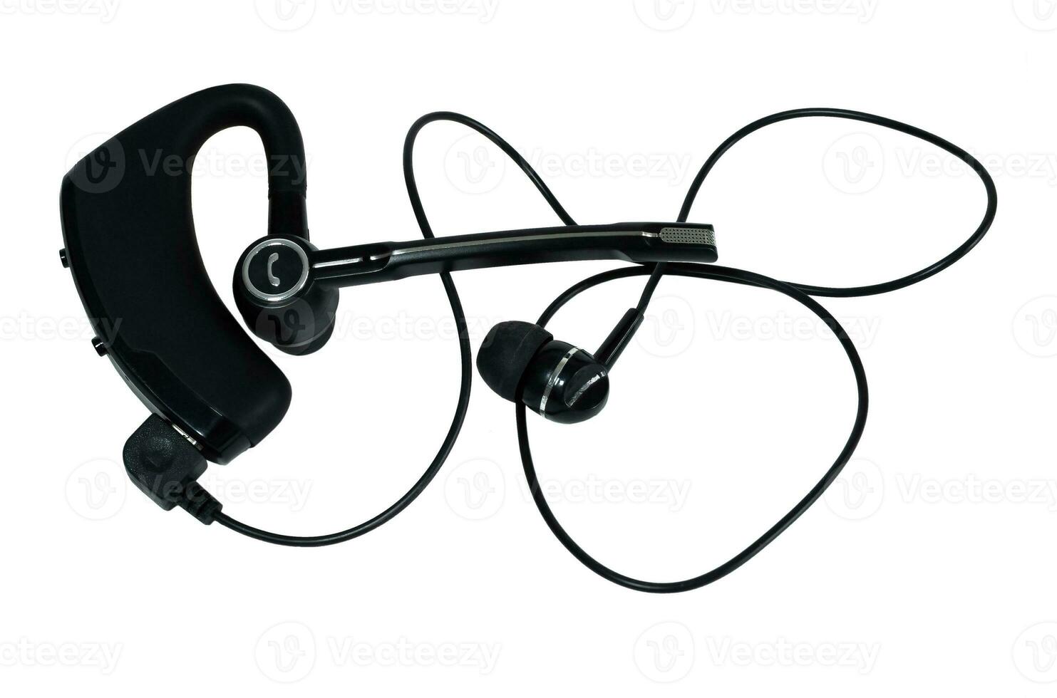 Hands free device, isolated on blank background. photo