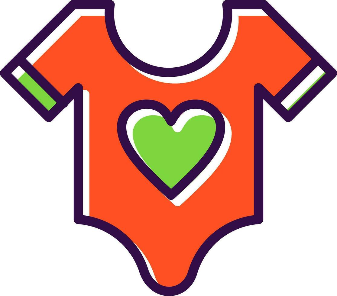 Baby shirt Vector Icon Design