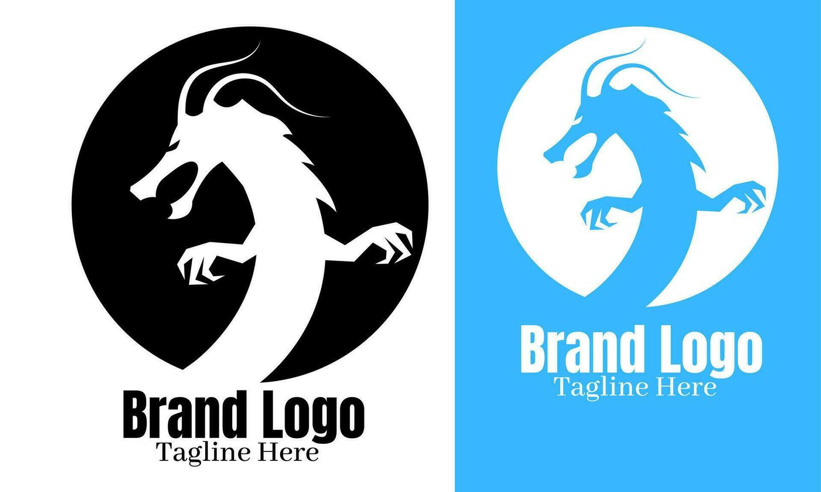 dragones cabeza logo diseño vector