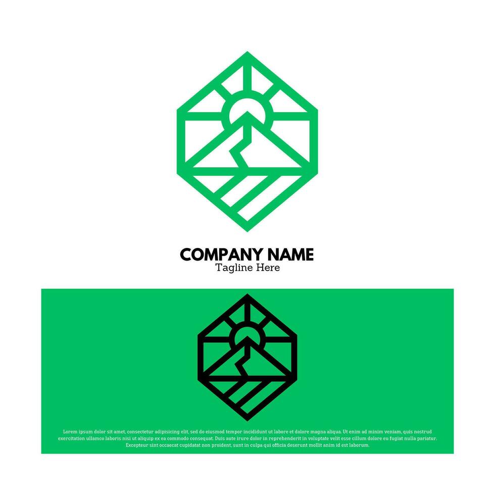 Tree logo design vector illustration