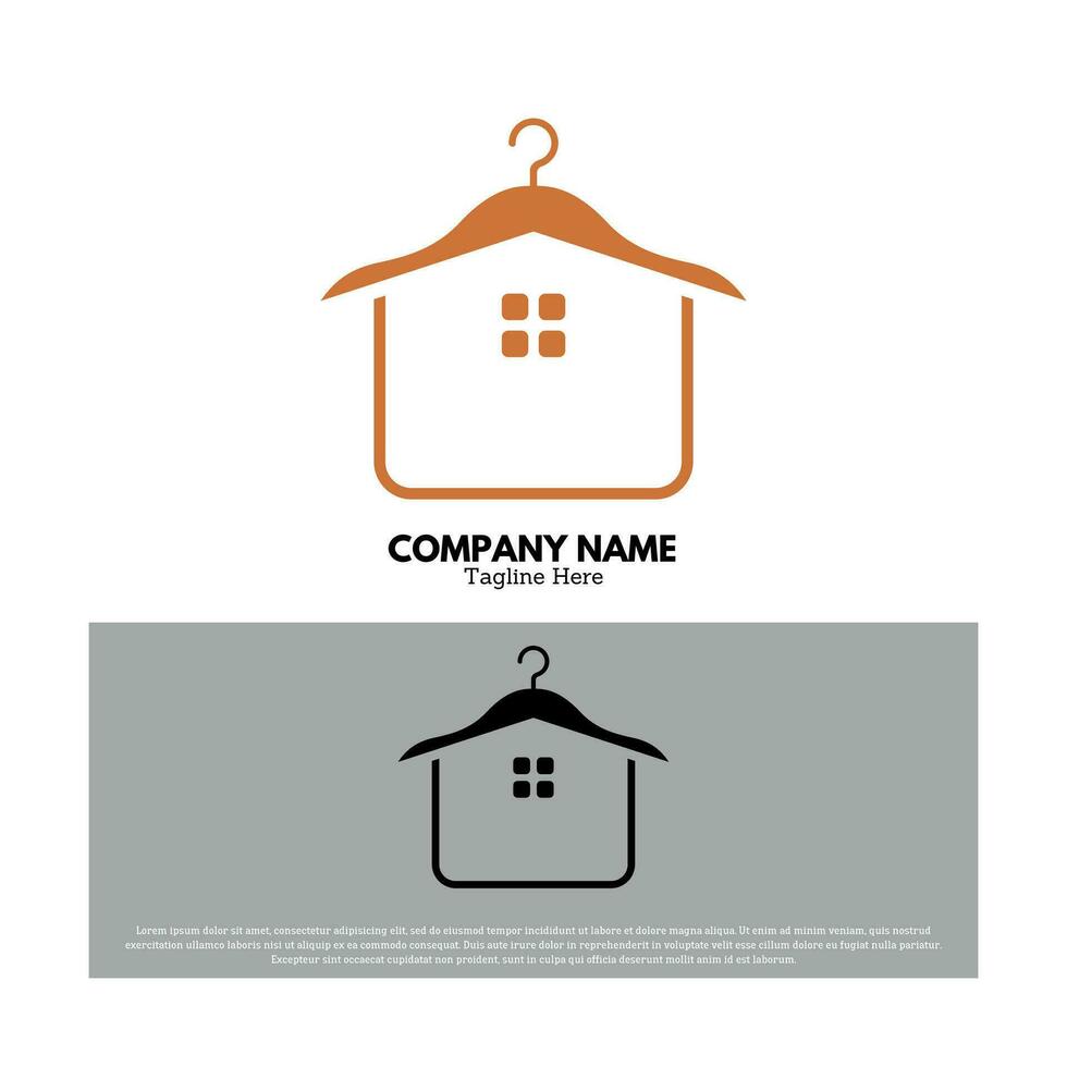 Furniture logo design vector illustration