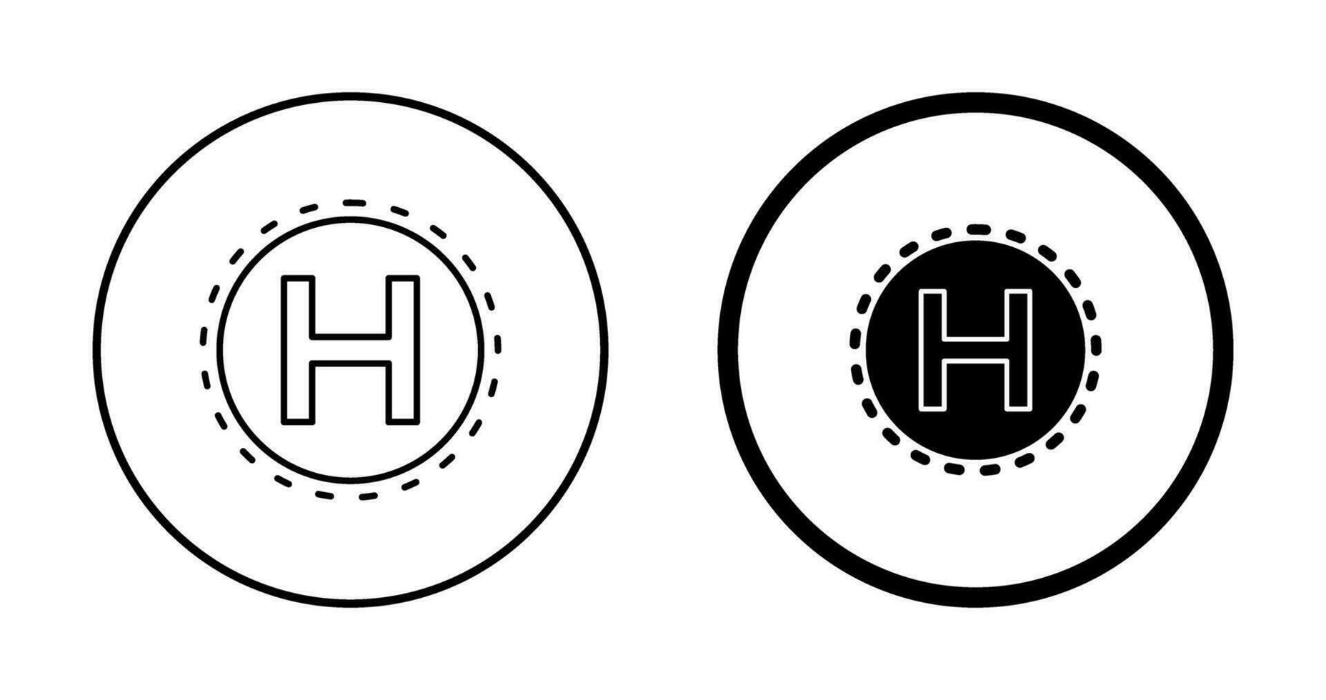 Helipad Vector Icon