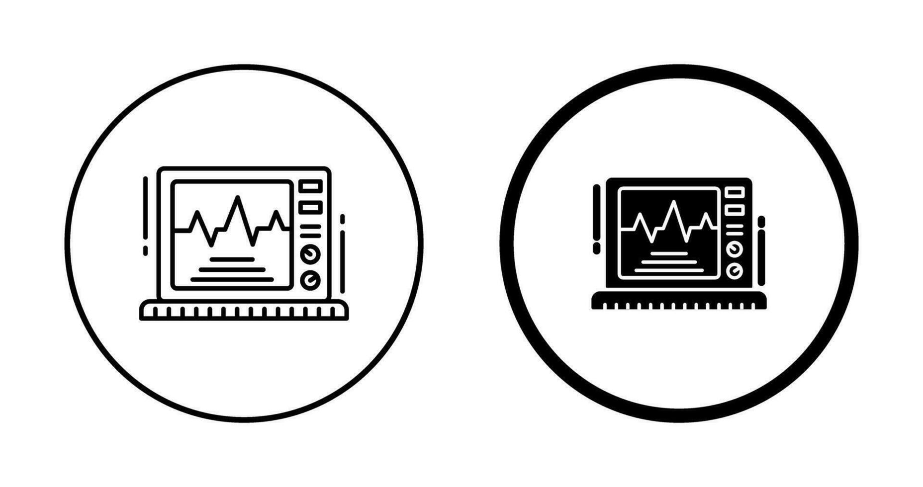 Ekg Monitor Vector Icon