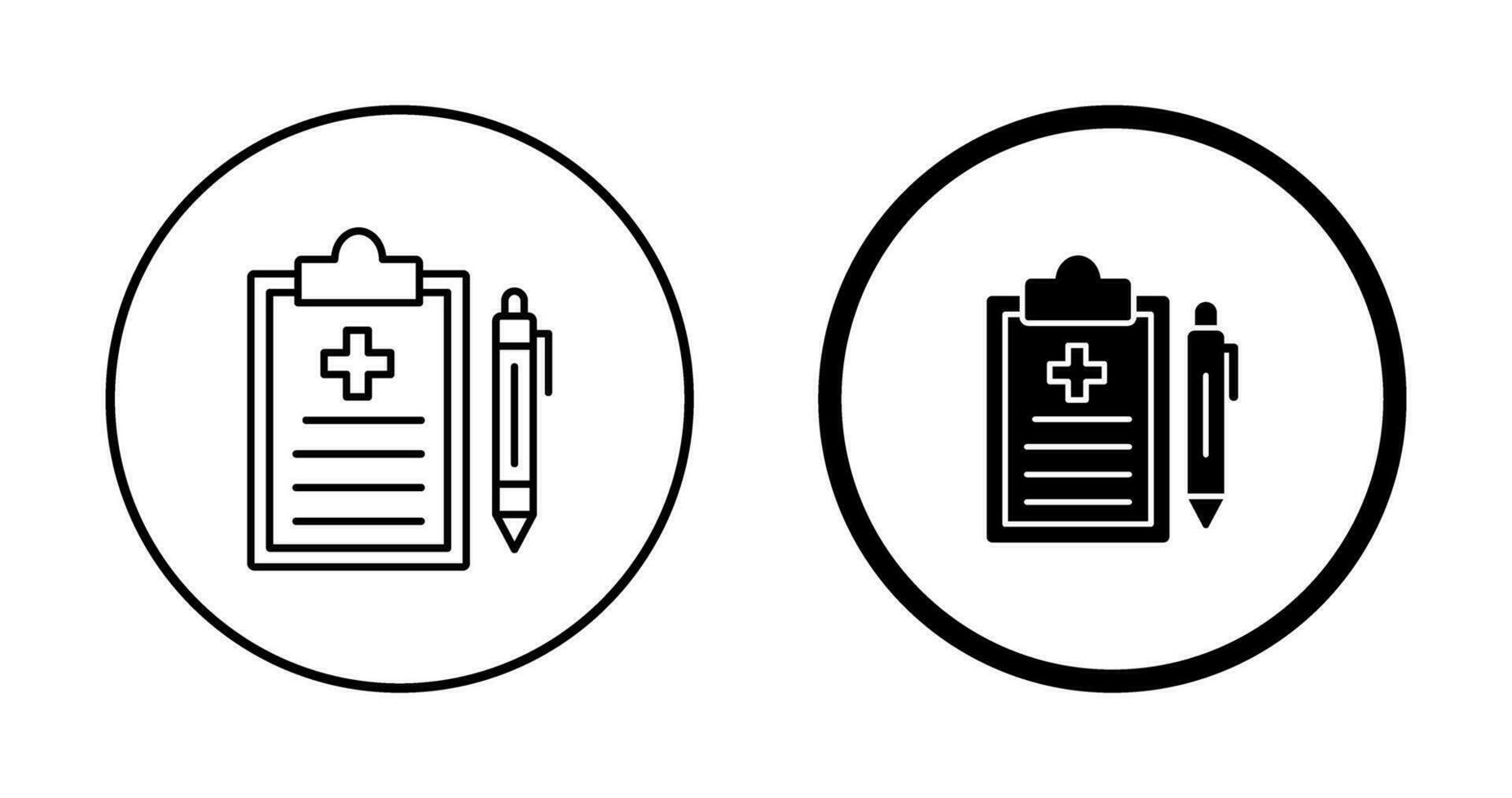 Medical Record Vector Icon