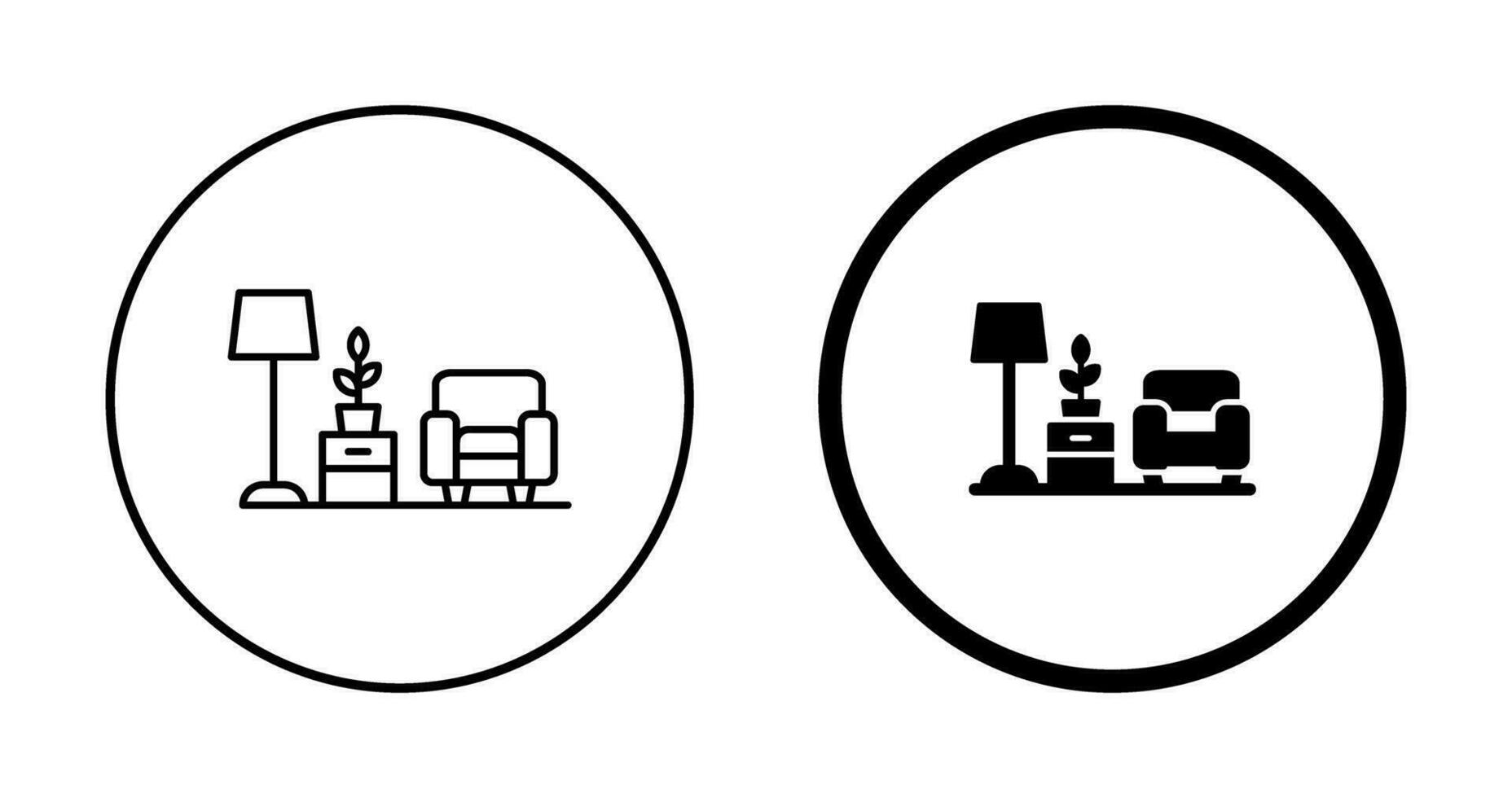 Living Room Vector Icon