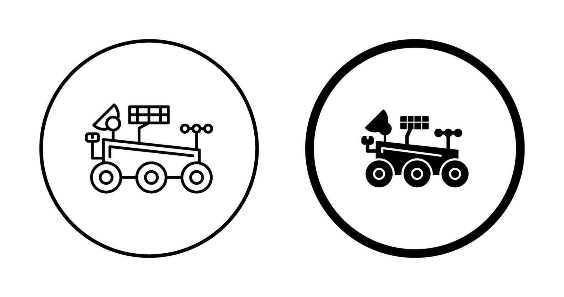 Mars Rover Vector Icon