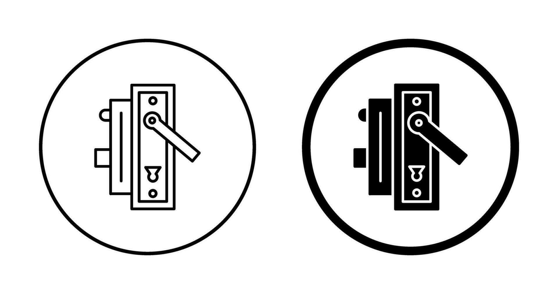 Door Handle Vector Icon