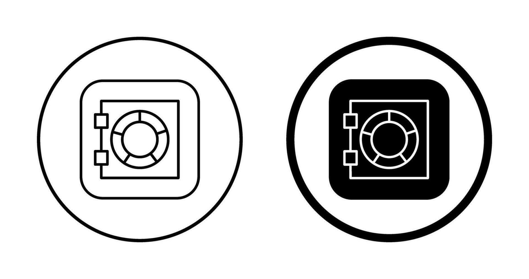 Safe Box Vector Icon