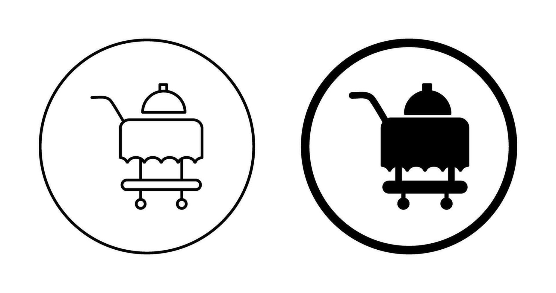 Room Service Vector Icon