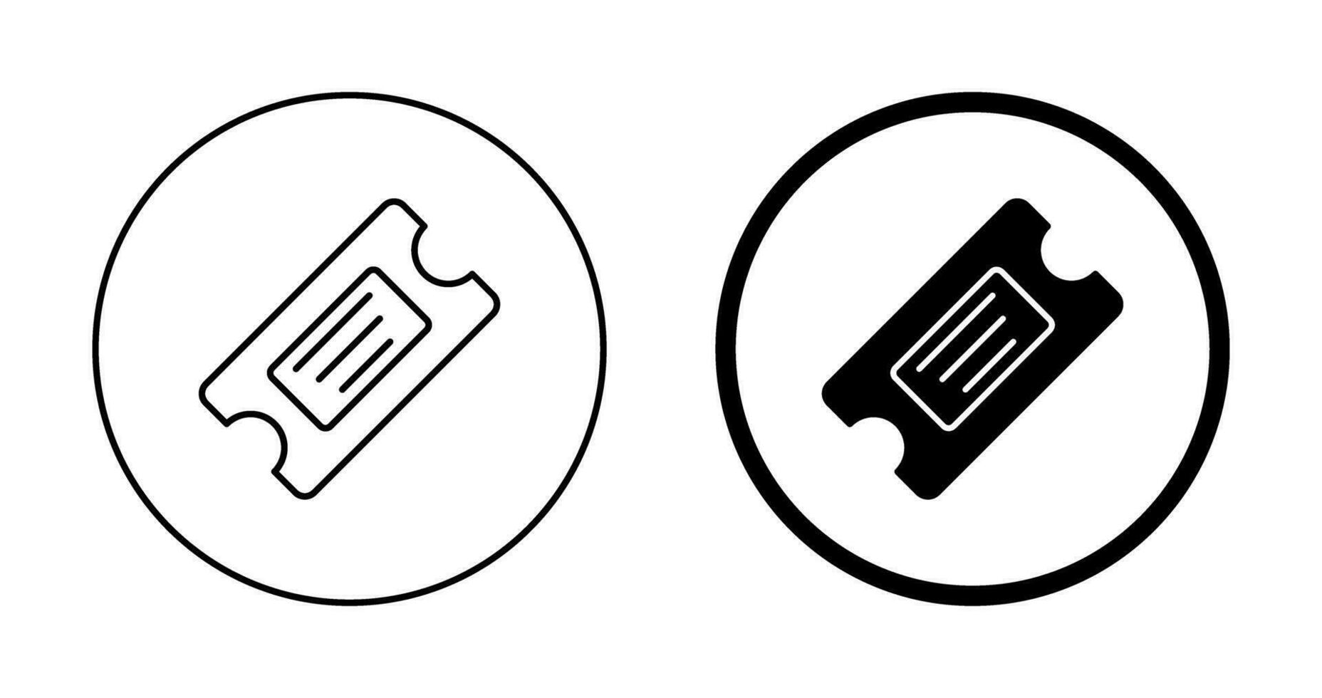 Ticket Vector Icon