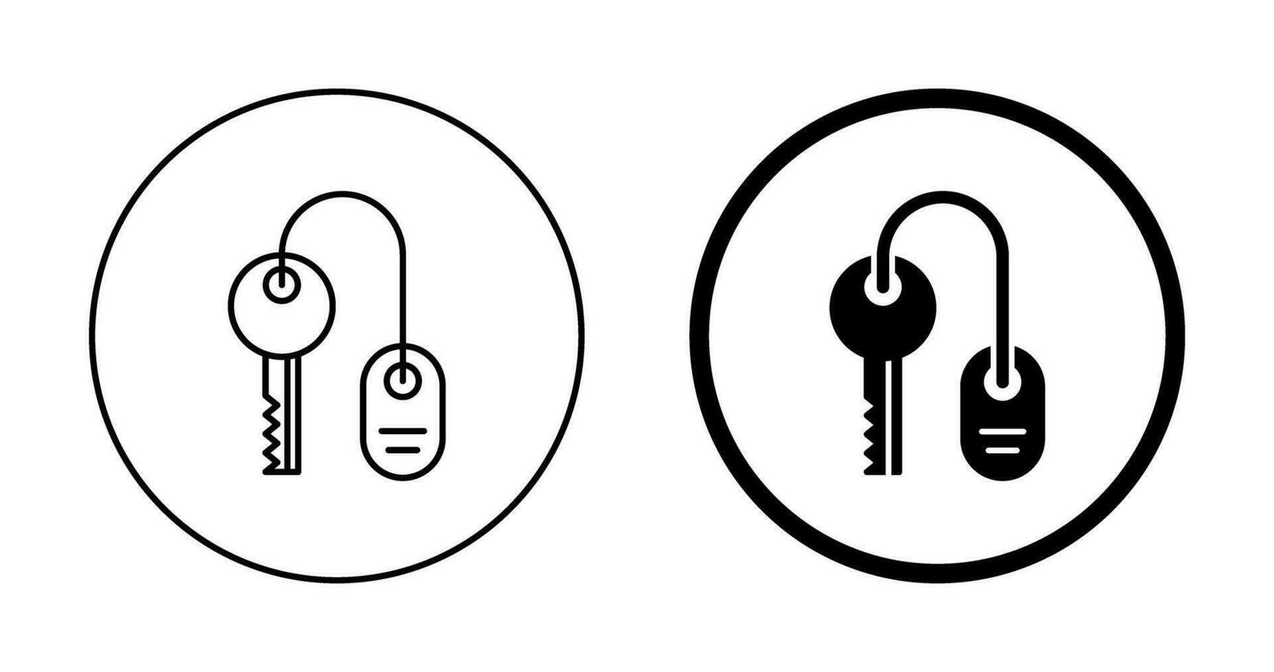 Room key Vector Icon