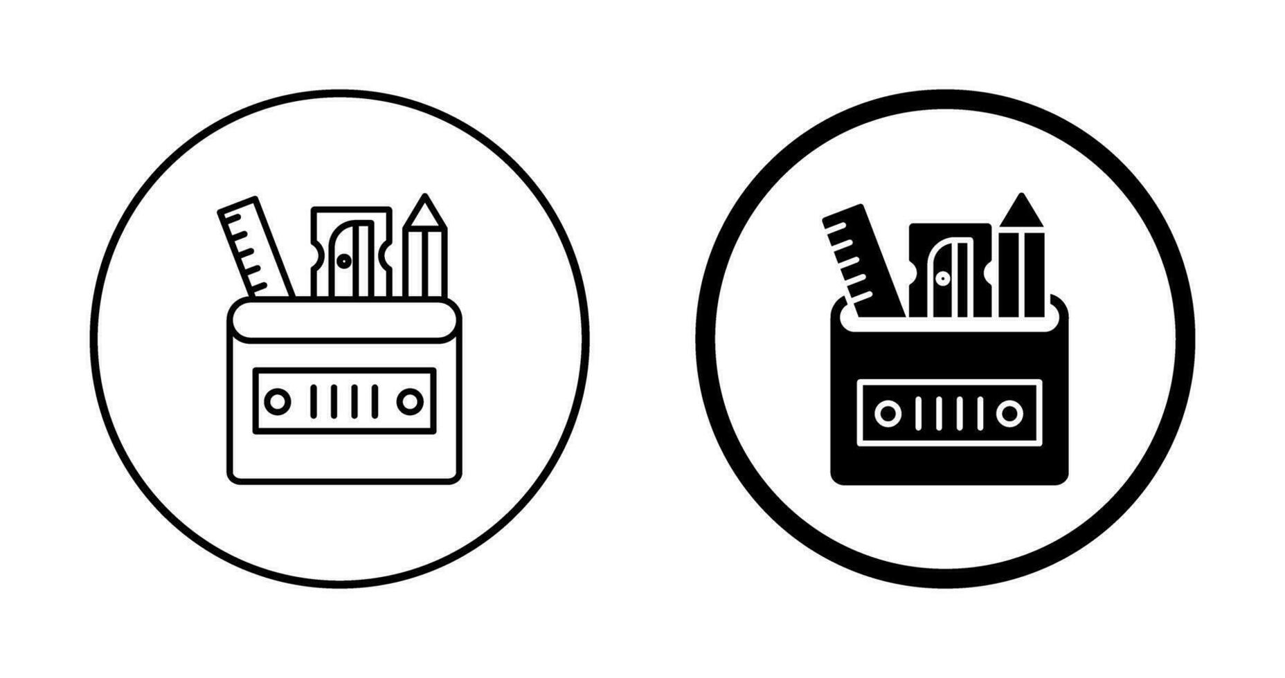 Stationery Vector Icon