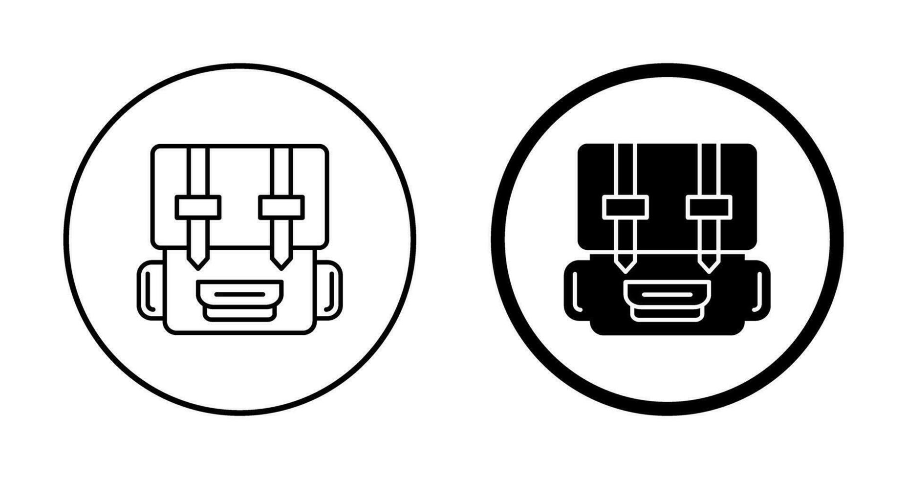 Backpack Vector Icon