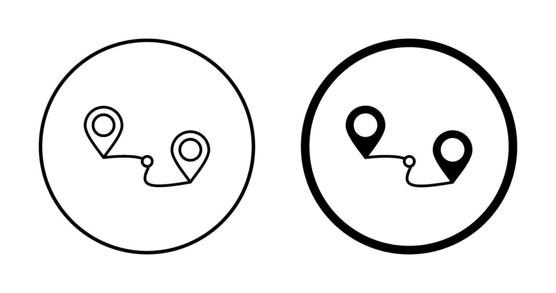 Route Vector Icon